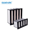 Clean-Link High Efficiency Combined V Bank Air Filter for Bioengineering System H13 H14